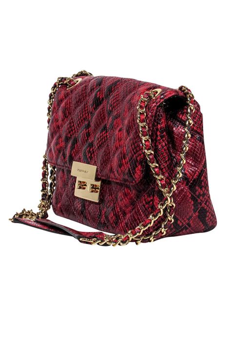 michael kors red snakeskin wallet|Michael Kors snake print handbags.